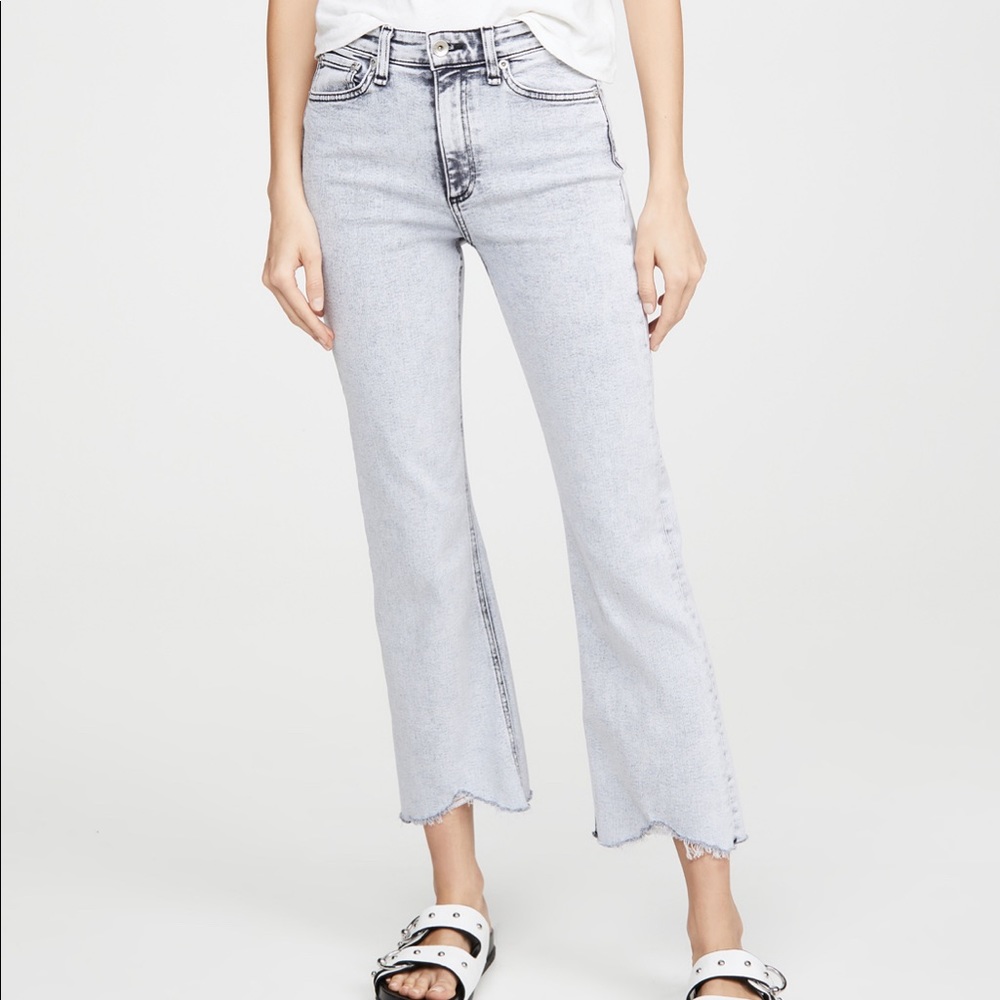 Rag & Bone Jean, Nina Rise Ankle Flare jeans, size 30